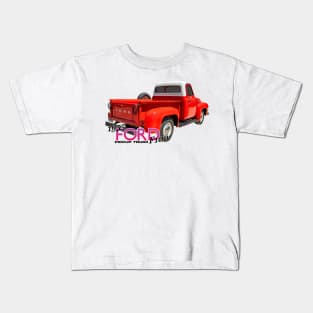 1955 Ford F100 Pickup Truck Kids T-Shirt
